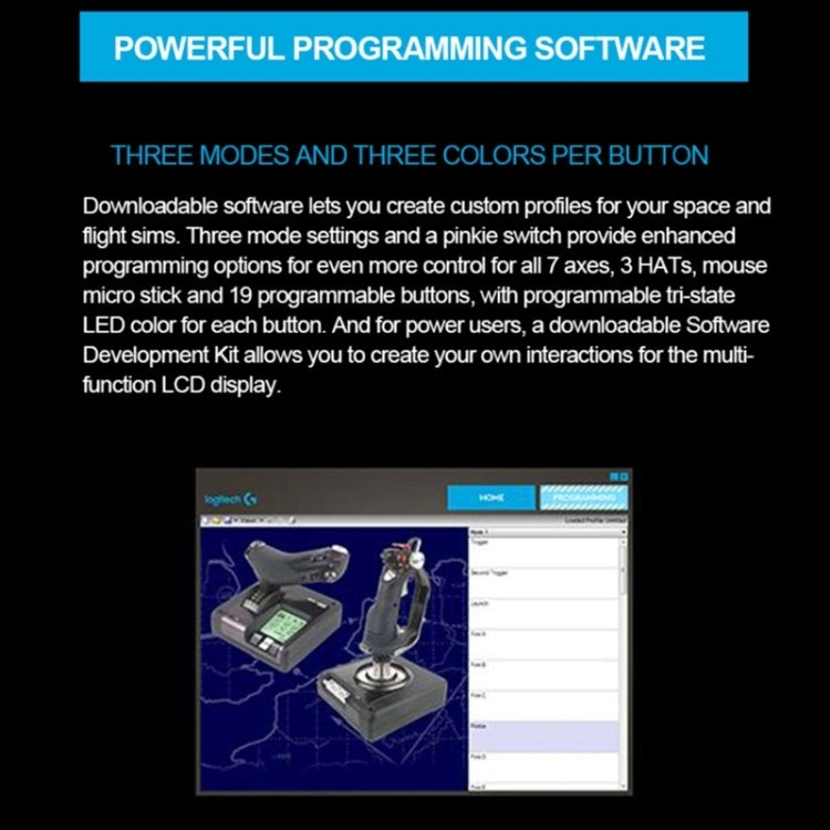 Logitech G Saitek X52 Pro Flight Control Game Throttle Joystick Handle Controller - Pocket Console by Logitech | Online Shopping UK | buy2fix