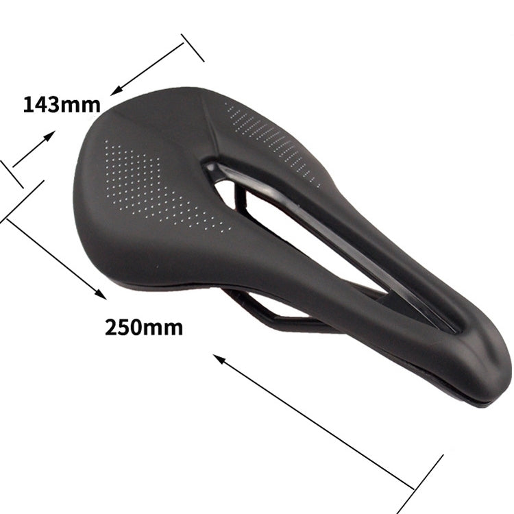 BIKERSAY SZ001 Bicycle PU Leather Saddle Seat (Black Red) - Bicycle Saddle by BIKERSAY | Online Shopping UK | buy2fix