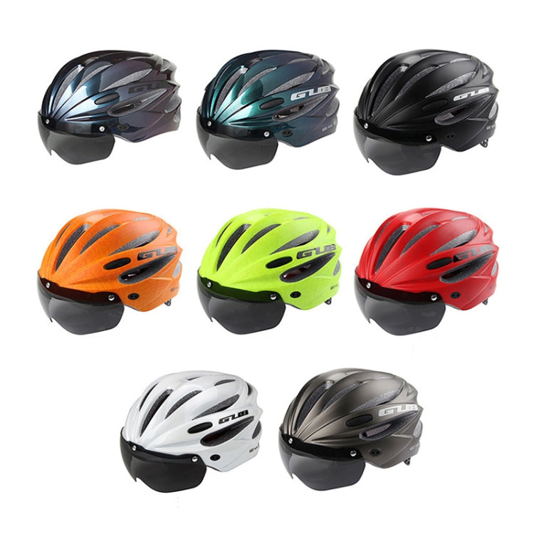 GUB K80 Plus Bike Helmet With Visor And Goggles(Red) - Protective Helmet & Masks by GUB | Online Shopping UK | buy2fix