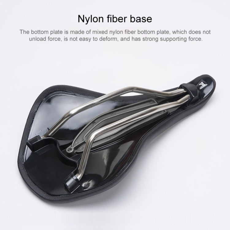 PROMEND SD-576 Nylon Fiber Triathlon Bicycle Saddle (Black) - Outdoor & Sports by PROMEND | Online Shopping UK | buy2fix