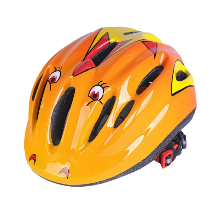 Children Outdoor Sports Biking Skating Skateboarding Adjustable Streamline Protective Helmet, Suitable Head Circumference: 46 - 59 cm(Orange) - Protective Helmet & Masks by buy2fix | Online Shopping UK | buy2fix