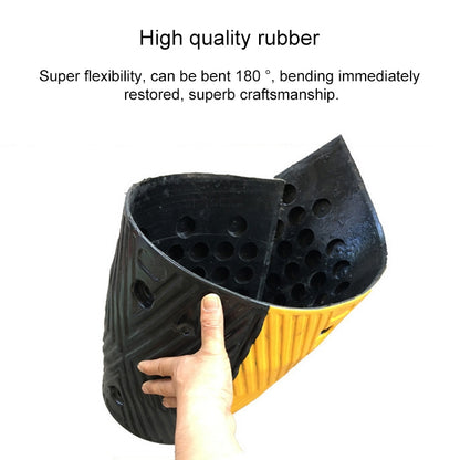 Wavy Rubber Speed Bump, Size: 100x32x5cm - Speed Bumps by buy2fix | Online Shopping UK | buy2fix