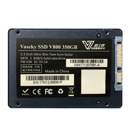 Vaseky V800 350GB 2.5 inch SATA3 6GB/s Ultra-Slim 7mm Solid State Drive SSD Hard Disk Drive for Desktop, Notebook - Solid State Drives by Vaseky | Online Shopping UK | buy2fix