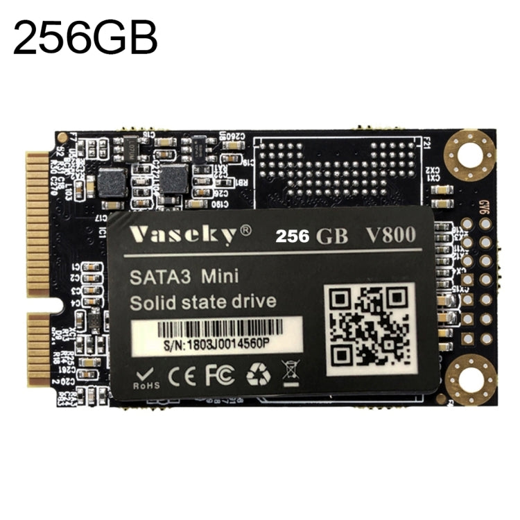 Vaseky V800 256GB 1.8 inch SATA3 Mini Internal Solid State Drive MSATA SSD Module for Laptop - Solid State Drives by Vaseky | Online Shopping UK | buy2fix