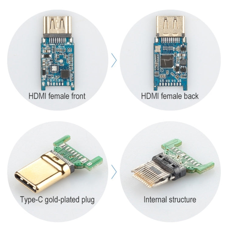 4K 60Hz USB-C / Type-C Male to HDMI Female Adapter Cable - Computer & Networking by buy2fix | Online Shopping UK | buy2fix