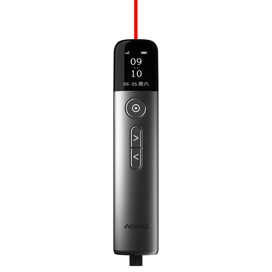 ASiNG A9 128MB Red Light Multifunctional PPT Touch Laser Page Turning Pen Wireless Presenter(Grey) -  by ASiNG | Online Shopping UK | buy2fix