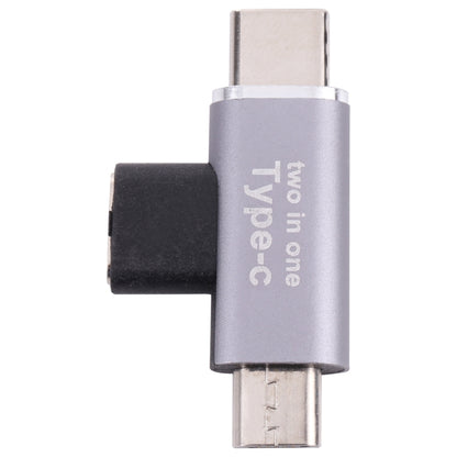 USB-C / Type-C Female to USB-C / Type-C Male + Micro USB Male Converter - Computer & Networking by buy2fix | Online Shopping UK | buy2fix