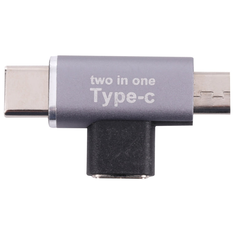 USB-C / Type-C Female to USB-C / Type-C Male + Micro USB Male Converter - Computer & Networking by buy2fix | Online Shopping UK | buy2fix