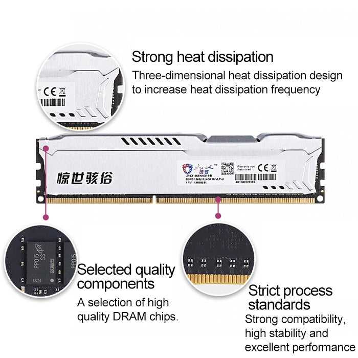 JingHai 1.25V DDR4 2400MHz 4GB Memory RAM Module for Desktop PC - RAMs by JingHai | Online Shopping UK | buy2fix