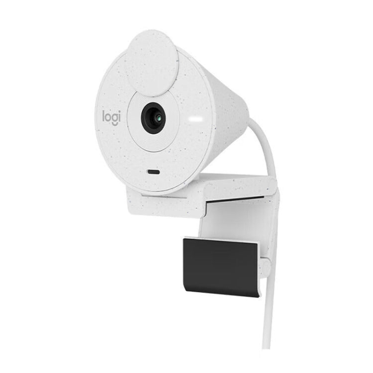 Logitech Brio 300 2MP 1080P Full HD IP Camera with Noise Reduction Microphone (White) -  by Logitech | Online Shopping UK | buy2fix