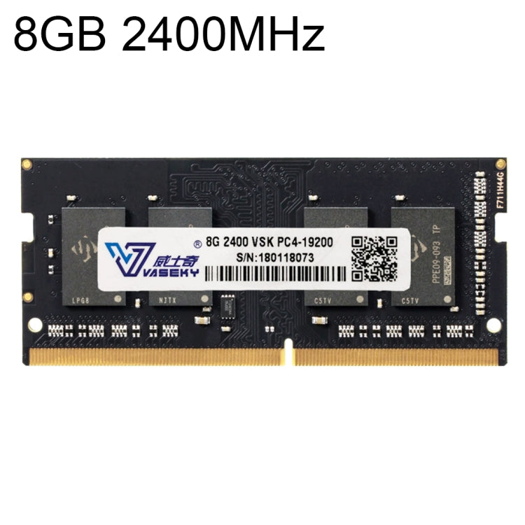 Vaseky 8GB 2400MHz PC4-19200 DDR4 PC Memory RAM Module for Laptop - RAMs by Vaseky | Online Shopping UK | buy2fix