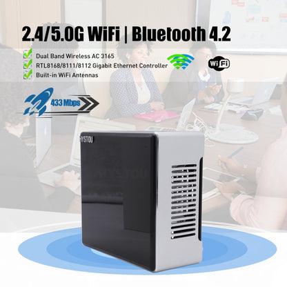 HYSTOU M5 Windows 7/8/10 / WES7/10/Linux System Mini PC, Intel Core i5-1135G7 Quad Core 8 Threads up to 4.2GHz, 64GB RAM+1TB SSD, US Plug - Windows Mini PCs by HYSTOU | Online Shopping UK | buy2fix