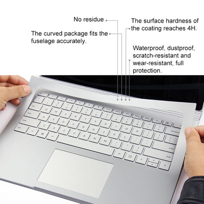 4 in 1 Notebook Shell Protective Film Sticker Set for Microsoft Surface Book 2 15 inch(Silver) - Computer & Networking by buy2fix | Online Shopping UK | buy2fix