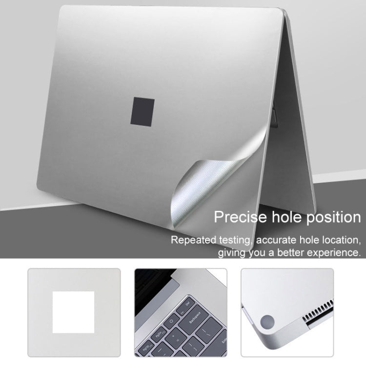 4 in 1 Notebook Shell Protective Film Sticker Set for Microsoft Surface Laptop 3 15 inch (Grey) - Computer & Networking by buy2fix | Online Shopping UK | buy2fix