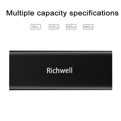 Richwell SSD R280-SSD-240GB 240GB Mobile Hard Disk Drive for Desktop PC(Black) - Computer & Networking by Richwell | Online Shopping UK | buy2fix