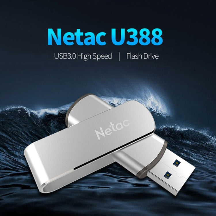 Netac U388 64GB USB 3.0 Twister Secure Encryption Flash Disk - USB Flash Drives by Netac | Online Shopping UK | buy2fix
