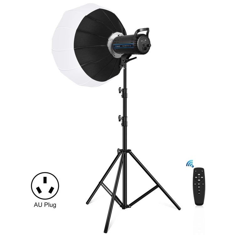 PULUZ 150W 5600K Studio Video Light + 2.8m Light Holder + 65cm Foldable Lantern Softbox Photography Kit(AU Plug) - Shoe Mount Flashes by PULUZ | Online Shopping UK | buy2fix