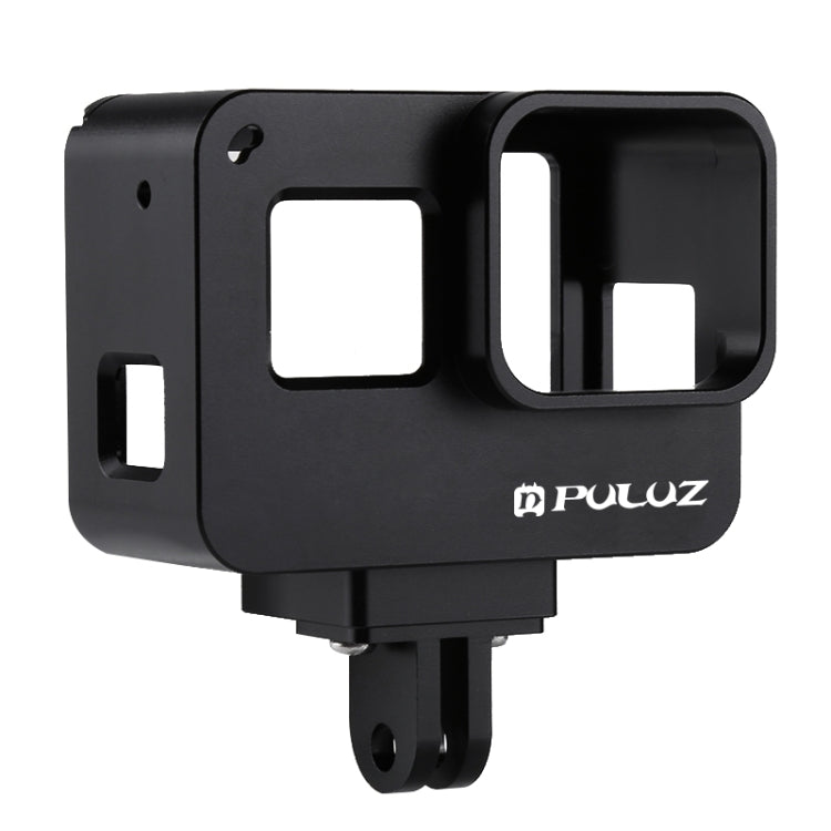 PULUZ Housing Shell CNC Aluminum Alloy Protective Cage with Insurance Frame  for GoPro HERO(2018) /7 Black /6 /5(Black) - DJI & GoPro Accessories by PULUZ | Online Shopping UK | buy2fix