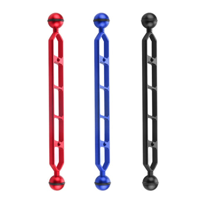 PULUZ 11.0 inch 27.9cm Aluminum Alloy Dual Balls Arm, Ball Diameter: 25mm(Red) - Camera Accessories by PULUZ | Online Shopping UK | buy2fix