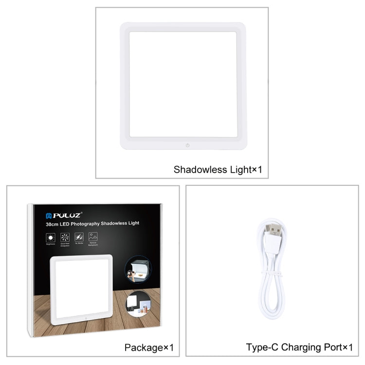 PULUZ LED Shadowless Light Pad for 30cm Photo Studio Box (White) -  by PULUZ | Online Shopping UK | buy2fix