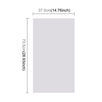 PULUZ Photography Background PVC Paper for Studio Tent Box, Size: 73.5cm x 36cm(White) - Camera Accessories by PULUZ | Online Shopping UK | buy2fix