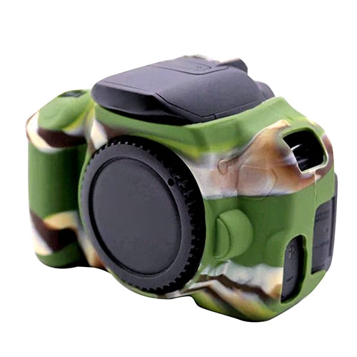 PULUZ Soft Silicone Protective Case for Canon EOS 650D / 700D(Camouflage) - Camera Accessories by PULUZ | Online Shopping UK | buy2fix