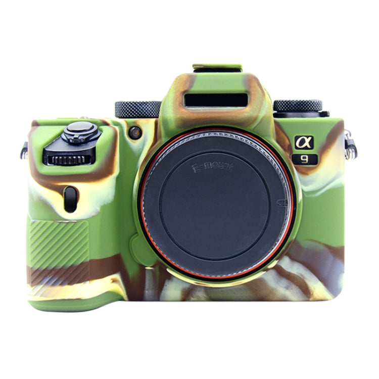 PULUZ Soft Silicone Protective Case for Sony A9 (ILCE-9) / A7 III/ A7R  III(Camouflage) - Camera Accessories by PULUZ | Online Shopping UK | buy2fix