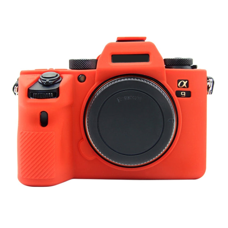 PULUZ Soft Silicone Protective Case for Sony A9 (ILCE-9) / A7 III/ A7R  III(Red) - Camera Accessories by PULUZ | Online Shopping UK | buy2fix