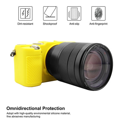 PULUZ Soft Silicone Protective Case for Sony A7C / ILCE-7C(Yellow) - Camera Accessories by PULUZ | Online Shopping UK | buy2fix