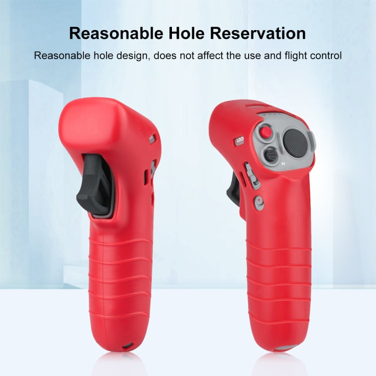 For DJI RC Motion 2 / DJI Avata / FPV Rocker PULUZ Silicone Protective Case with Neck Strap(Red) - DJI & GoPro Accessories by PULUZ | Online Shopping UK | buy2fix