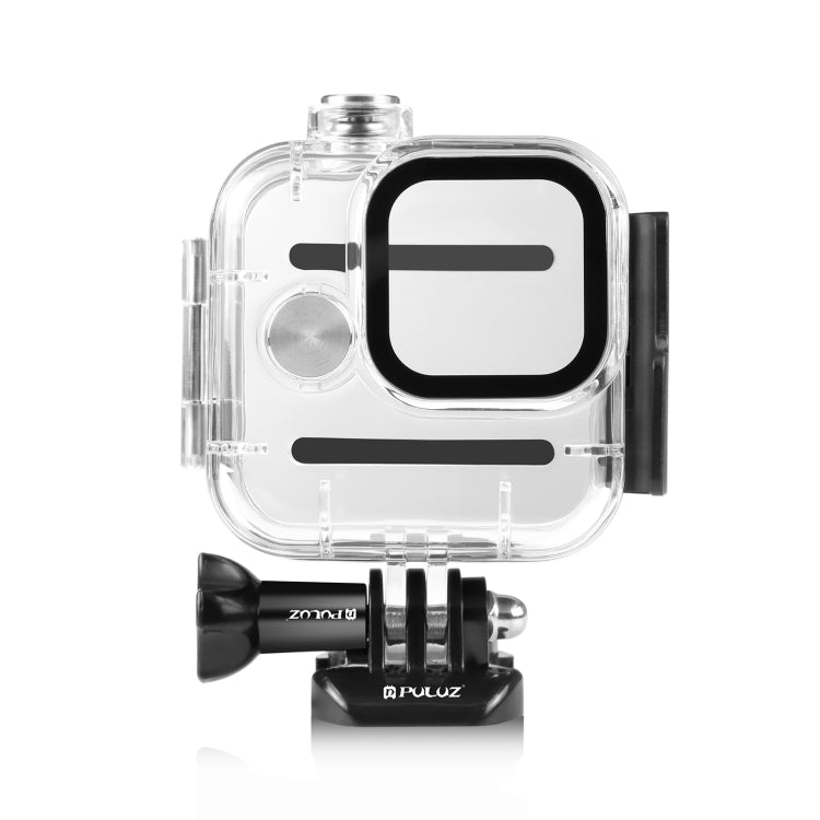 For GoPro Hero11 Black Mini PULUZ 40m Waterproof Housing Protective Case with Buckle Basic Mount & Screw (Transparent) - Waterproof Cases by PULUZ | Online Shopping UK | buy2fix