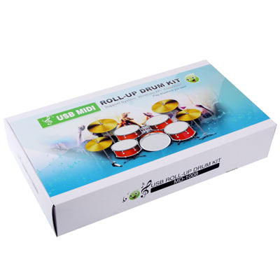 MD-1008 USB 2.0 MIDI Soft Roll-up Drum Kit, Size: 46 x 31cm - Percussion Instruments by buy2fix | Online Shopping UK | buy2fix