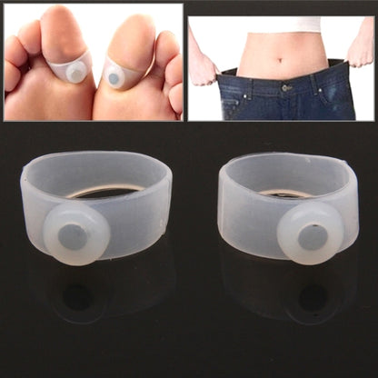 10 Pairs of Magnetic Losing Weight Toe Rings(White) - Outdoor & Sports by buy2fix | Online Shopping UK | buy2fix