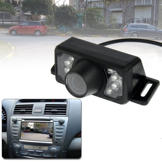 7 LED IR Infrared Waterproof Night Vision Wireless Short Lens DVD Rear View With Scaleplate , Support Installed in Car DVD Navigator , Wide Viewing Angle: 140 degree (WX002)(Black) - In Car by buy2fix | Online Shopping UK | buy2fix