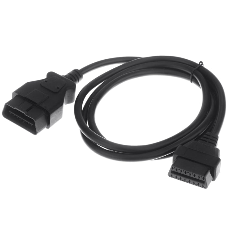 ELM327 OBDII 16 Pin to 16 Pin Bluetooth Car Diagnostic Cable, Length: 1.5m(Black) - In Car by buy2fix | Online Shopping UK | buy2fix