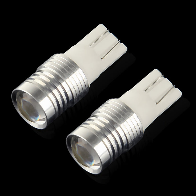 2 PCS T10 3W White Light LED Car Signal Light Bulb, DC 12V - In Car by buy2fix | Online Shopping UK | buy2fix
