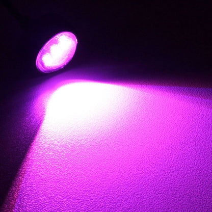 2 PCS  22.5mm 1.5W 150LM Pink Light 3 LED SMD 5630 Spotlight Eagle Eye Light Daytime Running Light for Vehicles - In Car by buy2fix | Online Shopping UK | buy2fix