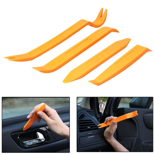 4 in 1 Car Audio System Dashboard Door Panel Removal Tools Kit(Orange) - In Car by buy2fix | Online Shopping UK | buy2fix