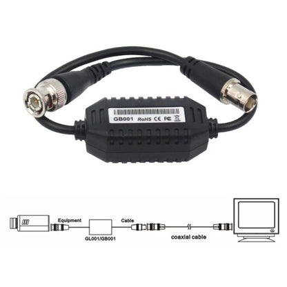 Coaxial Video Ground Loop Isolator(Black) - Security by buy2fix | Online Shopping UK | buy2fix