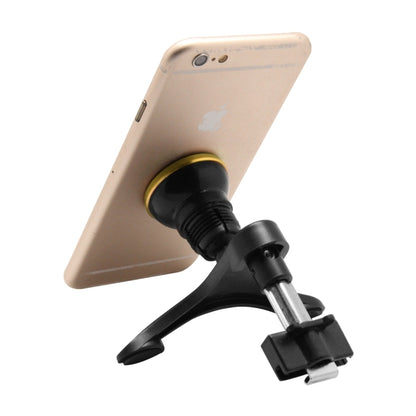 Rotatable Universal Car Air Vent Magnetic Phone Holder Stand Mount , For iPhone, Galaxy, Huawei, Xiaomi, Lenovo, Sony, LG, HTC and Other Smartphones(Gold) - Car Holders by Young Player | Online Shopping UK | buy2fix