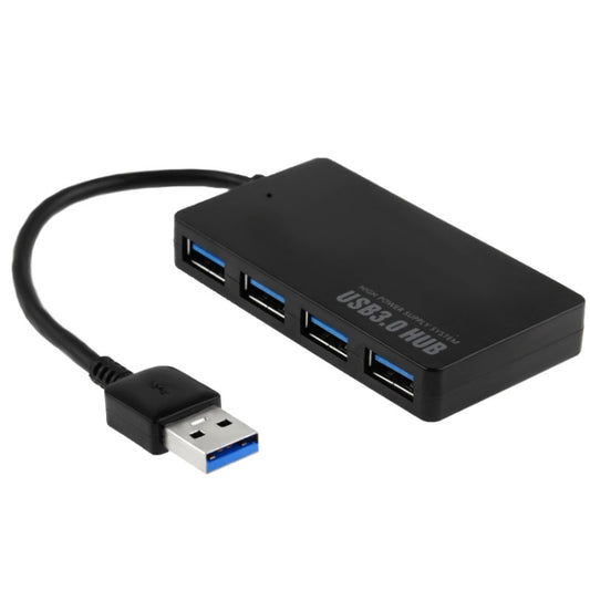 Portable Super Speed 4 Ports USB 3.0 HUB LED Indicator 5Gbps Hot-swap, Clear USB3.0 Signal - USB 3.0 HUB by buy2fix | Online Shopping UK | buy2fix