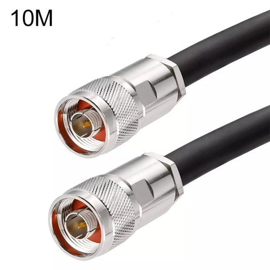 N Male to N Male Cable, Length: 10m - Security by buy2fix | Online Shopping UK | buy2fix