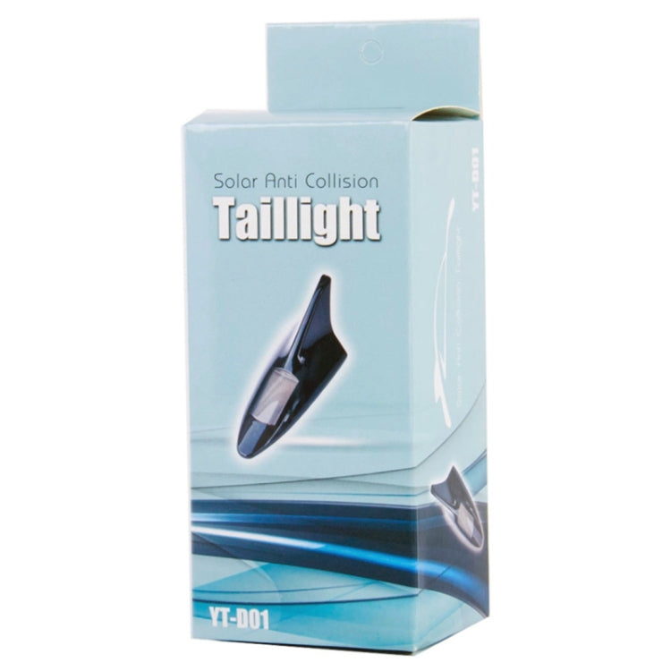Solar Shark Fin High-positioned Alarm Light(Black) - In Car by buy2fix | Online Shopping UK | buy2fix