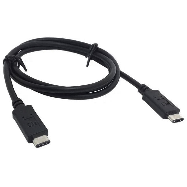 1m USB 3.1 Type C Male Connector to Male Extension Data Cable, For Tablet & Mobile Phone & Hard Disk Drive(Black) - USB-C & Type-C Cable by buy2fix | Online Shopping UK | buy2fix