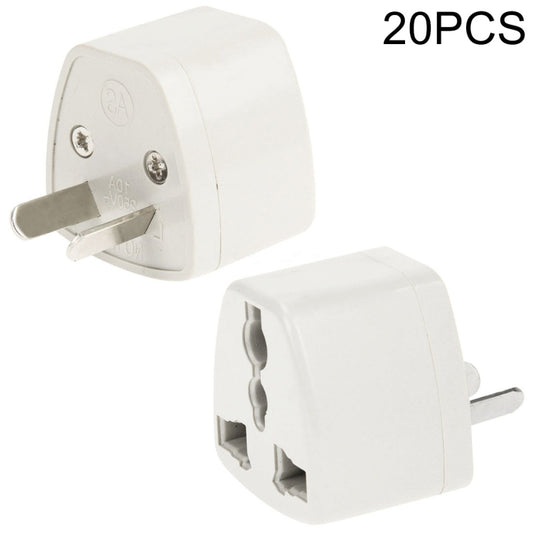 20 PCS Plug Adapter, Travel Power Adaptor with AU Socket Plug - Consumer Electronics by buy2fix | Online Shopping UK | buy2fix