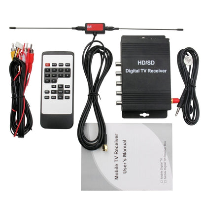 High Speed ISDB-T Mobile Digital Car TV Receiver, Suit for Brazil / Peru / Chile etc. South America Market(Black) - Consumer Electronics by buy2fix | Online Shopping UK | buy2fix