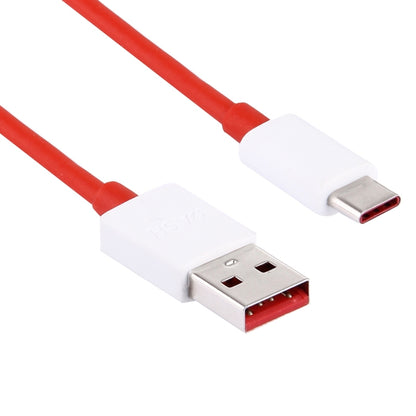 For OnePlus Phone Flash Charging USB to Type-C Data Cable, Length: 1m(Red) - Mobile Accessories by buy2fix | Online Shopping UK | buy2fix