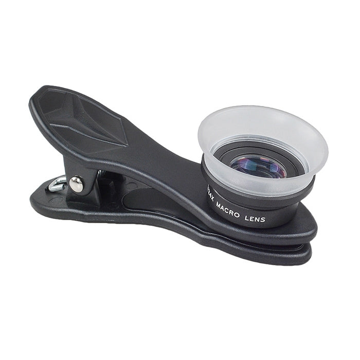 APEXEL APL-24X-H 2 in 1 Universal External 12X & 24X Macro Mobile Phone Lens with Lens Hood - Combination Lens by APEXEL | Online Shopping UK | buy2fix