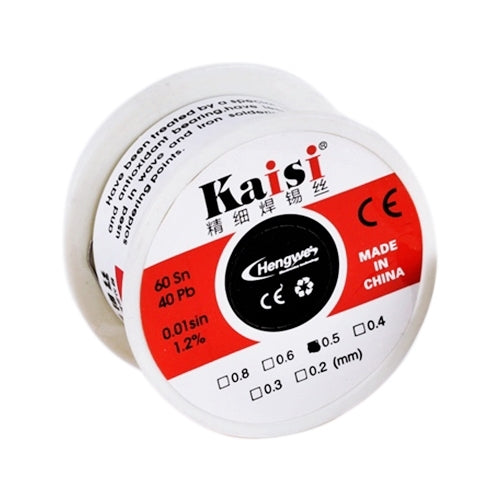 Kaisi 0.6mm Rosin Core Tin Lead Solder Wire for Welding Works, 50g - Welding Wire by Kaisi | Online Shopping UK | buy2fix