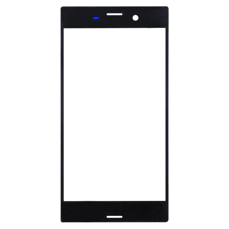 Front Screen Outer Glass Lens for Sony Xperia XZ(Black) - Repair & Spare Parts by buy2fix | Online Shopping UK | buy2fix